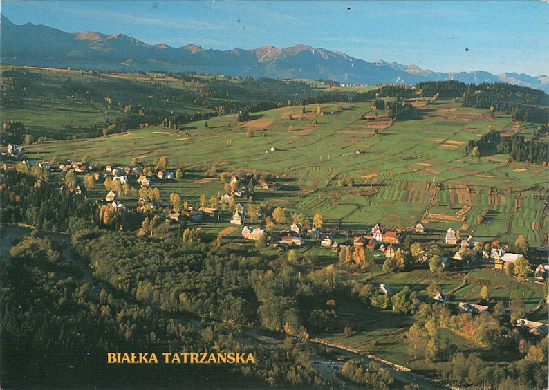 BIAŁKA TATRZAŃSKA - CZARNA GÓRA - WIDOK NA TATRY -