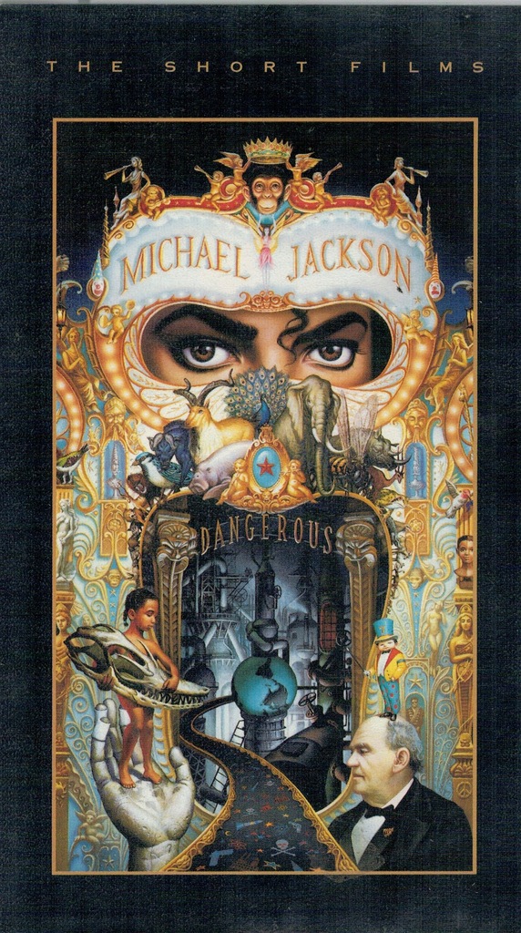 MICHAEL JACKSON -DANGEROUS [KASETA VHS ] 1993 MJJ