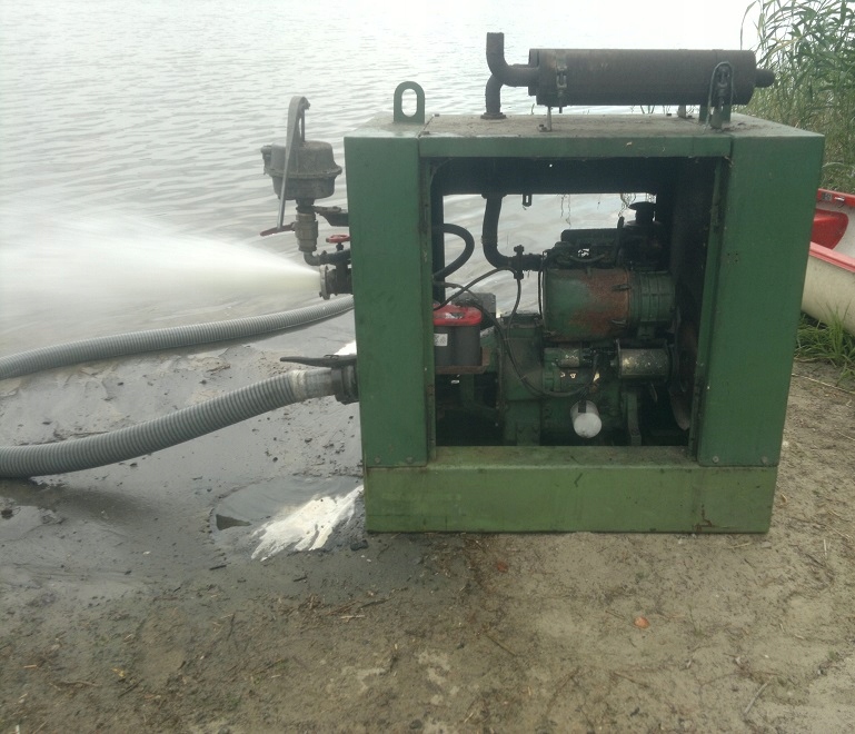 Pompa deszczowni motopompa diesel 1200 l