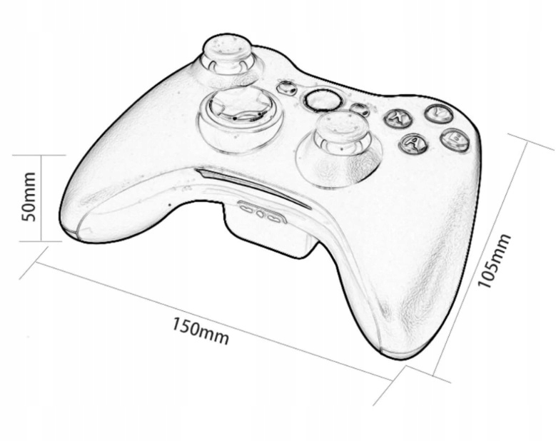 Геймпад xbox 360 схема