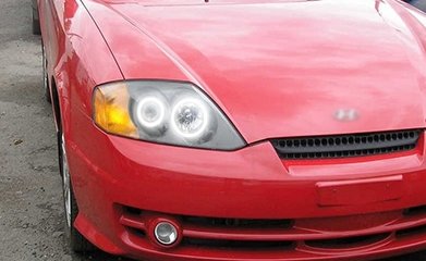 Angel eyes Hyundai coupe 2002 do dziennej LED COB