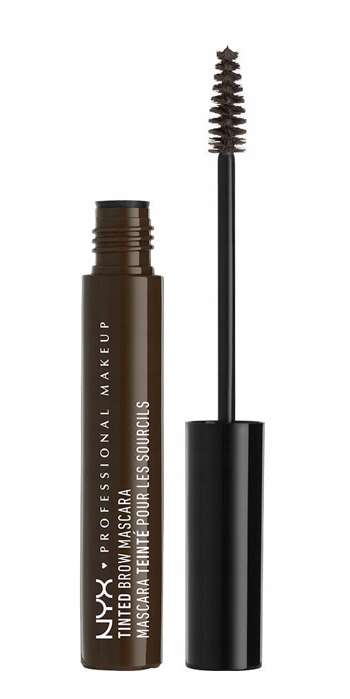 NYX - TINTED BROW MASCARA - Tusz do brwi - BLACK - 7529817933 ...