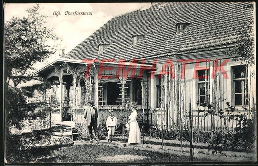 SIERAKÓW Zirke Kgl. Oberforsterei leśniczówka