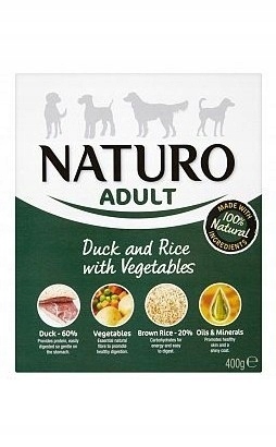 Naturo Adult Kaczka z ryżem i warzywami 150g