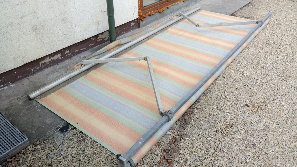 Markiza tarasowa wielka alu 400 x 200cm