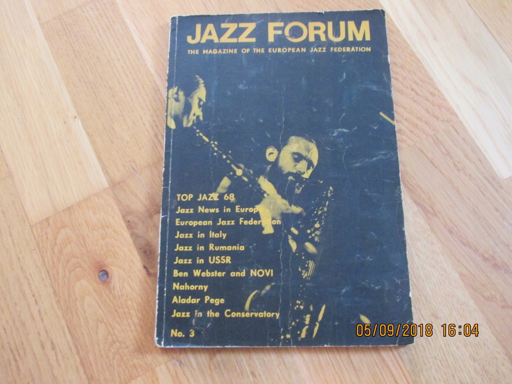 gazeta czasopismo JAZZ FORUM 1968/2(3)