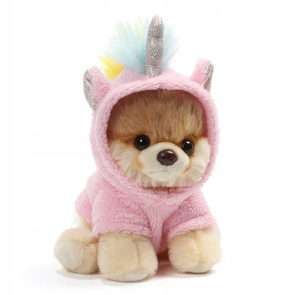 PIES BOO UNICORN JEDNOROŻEC MASKOTKA PLUSZOWA 13CM