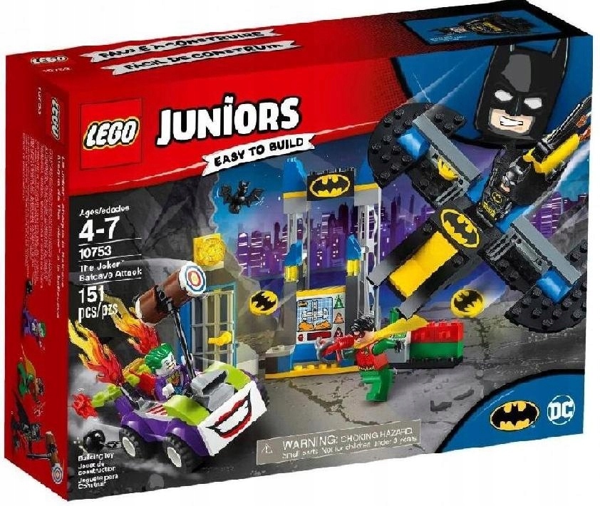 LEGO POLSKA Atak Jokera na jaskinię Batmana