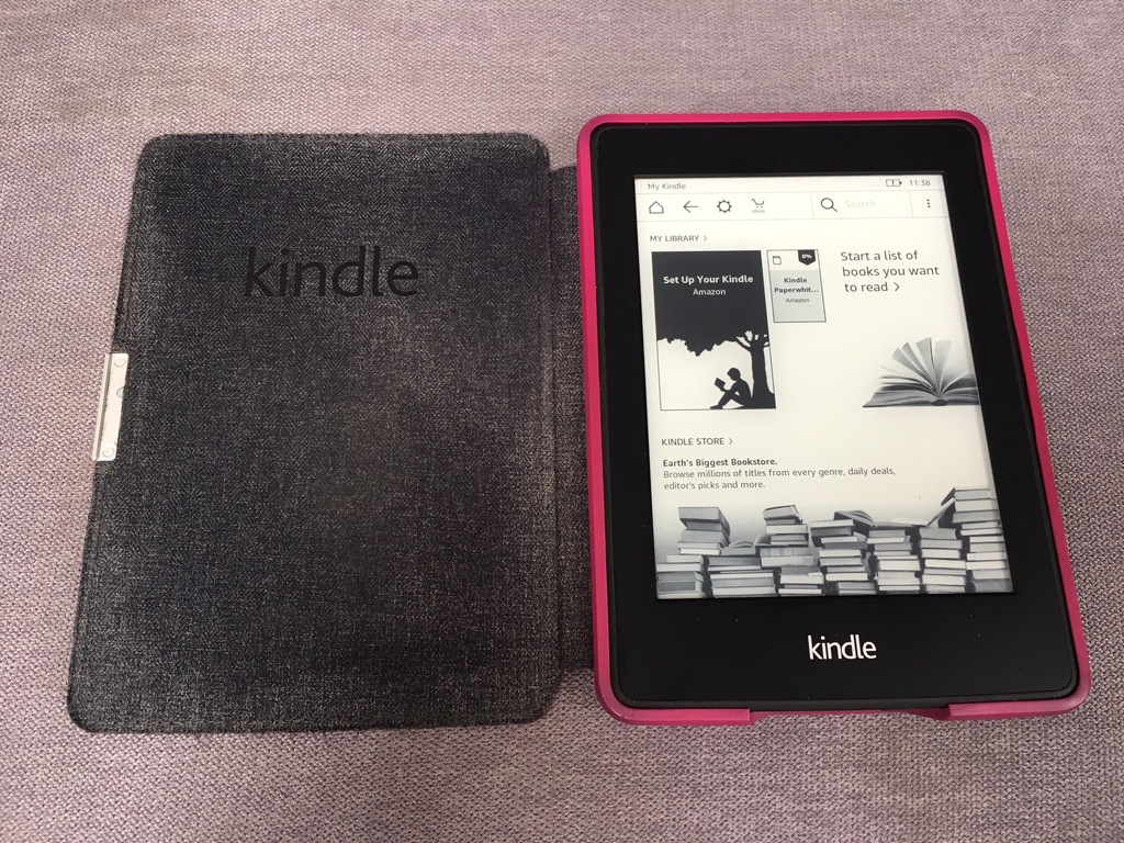 Kindle Paperwhite 2 - 2G - różowe etui Kindle