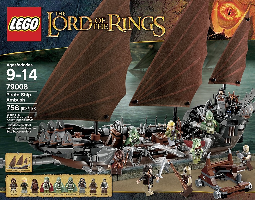 LEGO 79008 Zasadzka na statku Władca Pierścieni