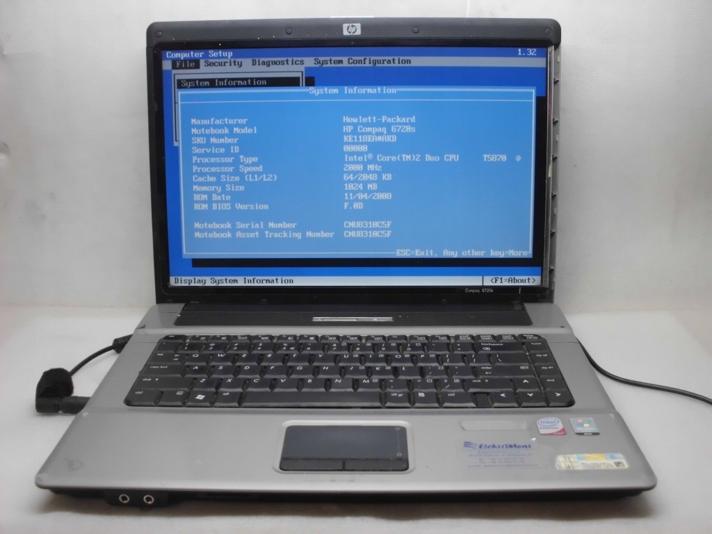 Hp 6720s - odpala!