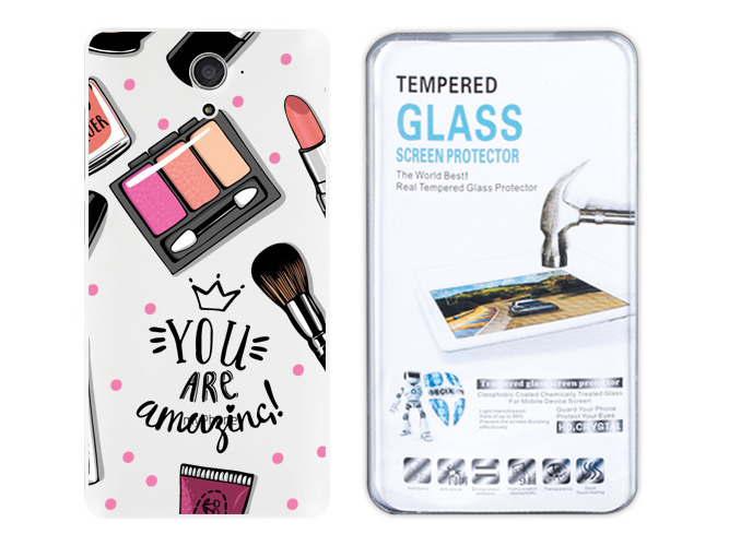 MYPHONE VENUM ETUI FASHION NADRUK KREATUI + SZKŁO