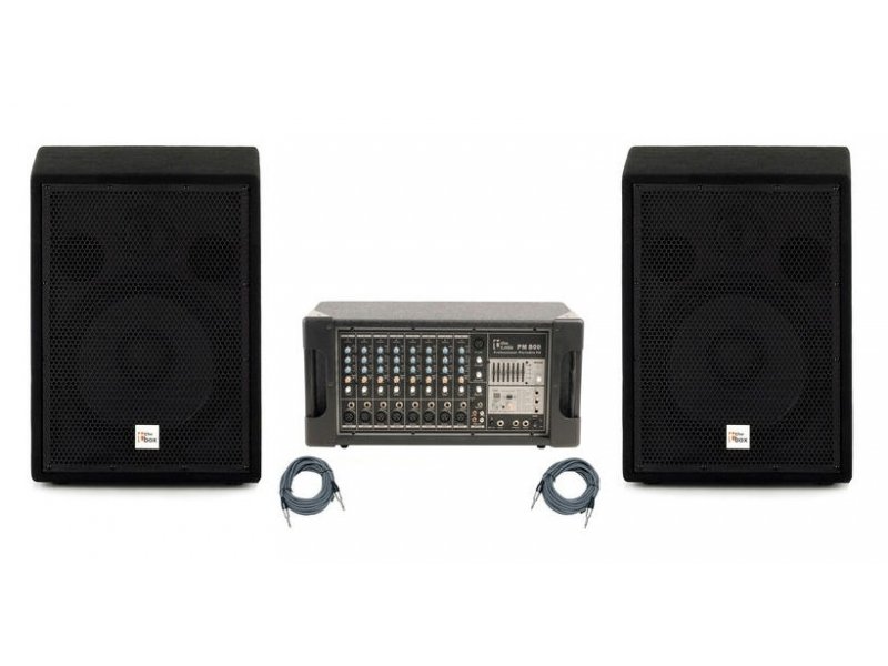 ZESTAW NAGŁOŚNIENIOWY POWER MIXER KOLUMNY 6813110061 oficjalne