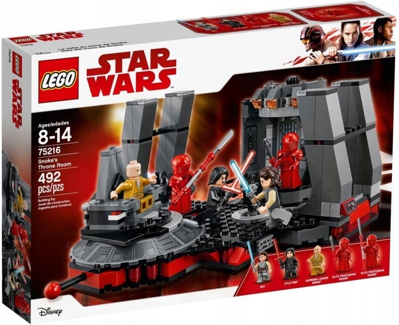 lego Star Wars Sala Tronowa Snokea