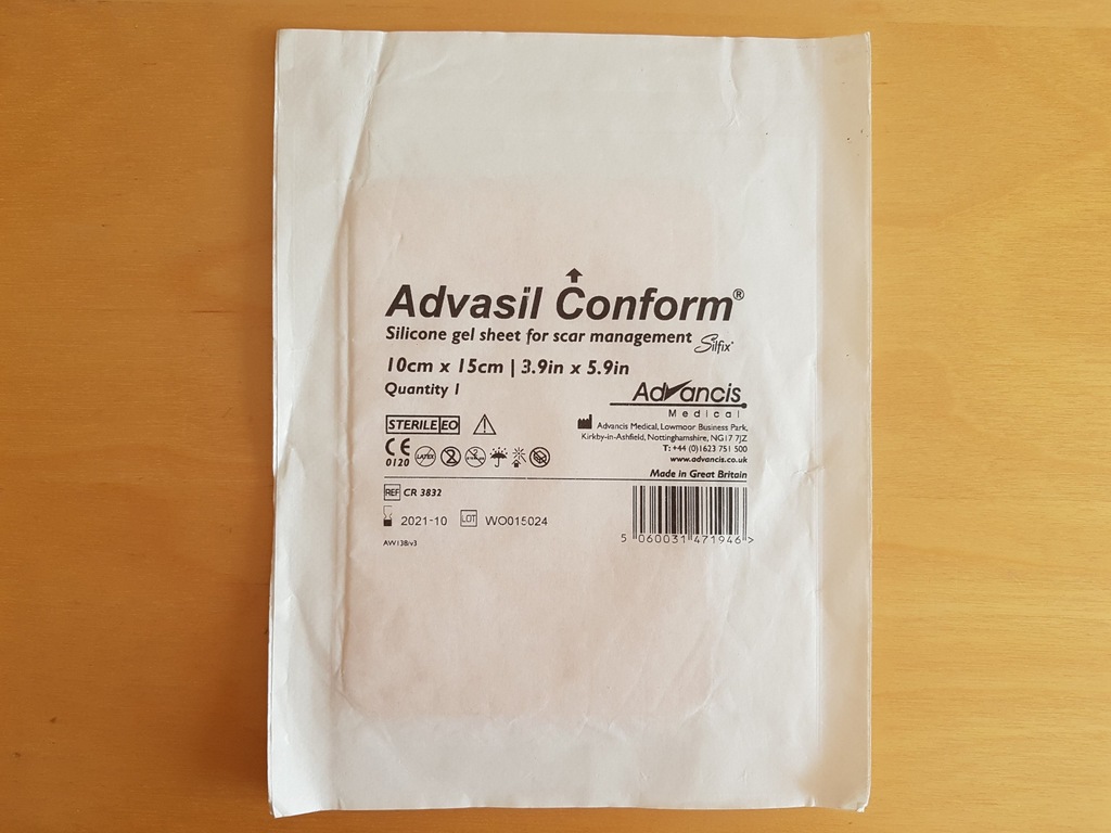 Advasil conform silikon opatrunek na blizny 10x15