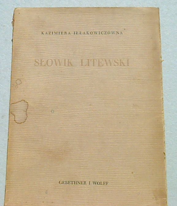 Kazimiera IŁŁAKOWICZÓWNA Słowik litewski (dancop)