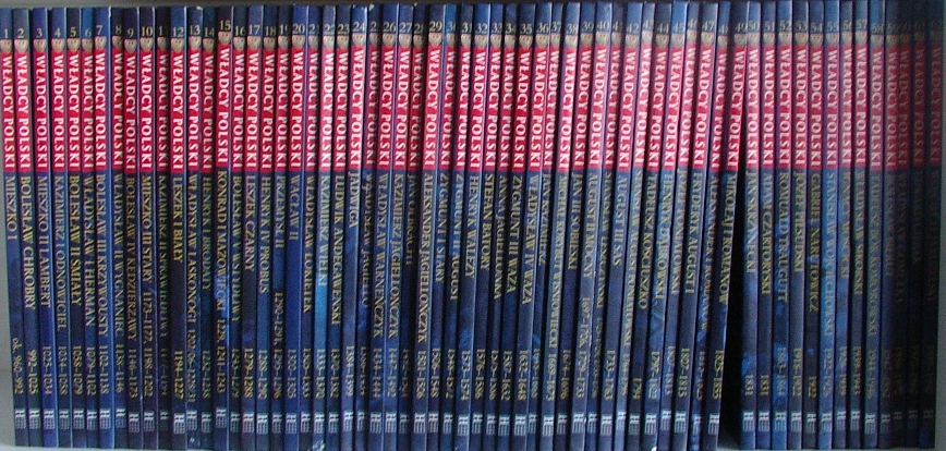 WŁADCY POLSKI kolekcja Hachette KOMPLET 1-62 WAWA