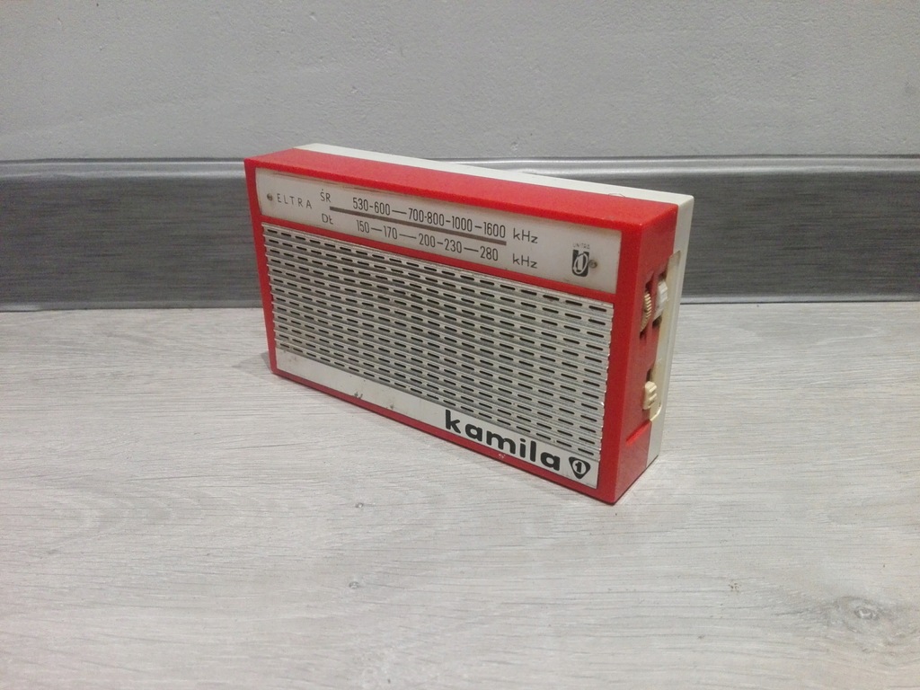 UNITRA Eltra KAMILA MOT-632 PRL Vintage czerwone