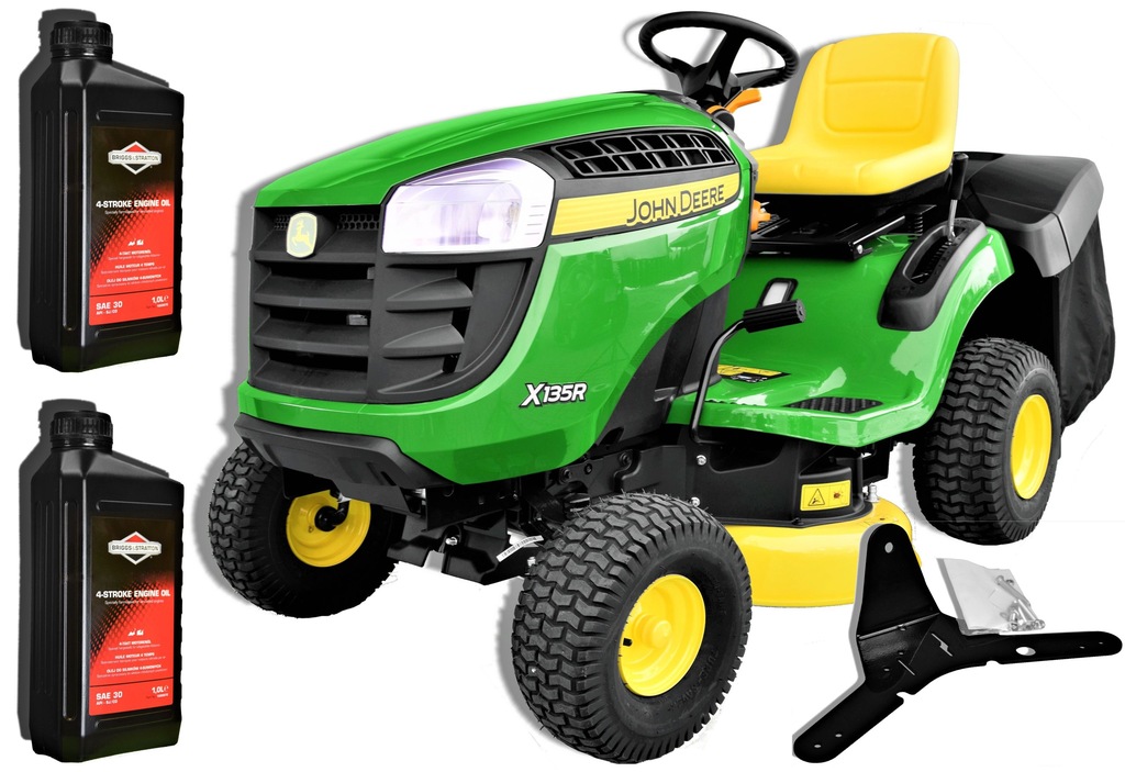 Traktorek ogrodowy John Deere X135R DOSTAWA w 24h