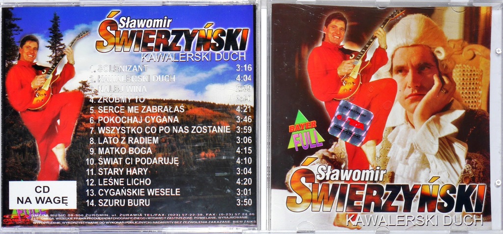 Sławomir Świerzyński - Kawalerski Duch 2000 ALBUM