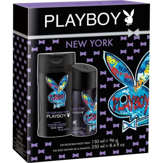 PLAYBOY MEN zestaw NEW YORK deo150+ żel 250