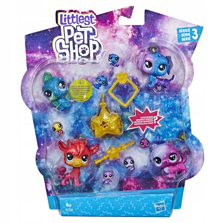LITTLEST PET SHOP KOSMICZNE ZWIERZAKI ZESTAW E2130