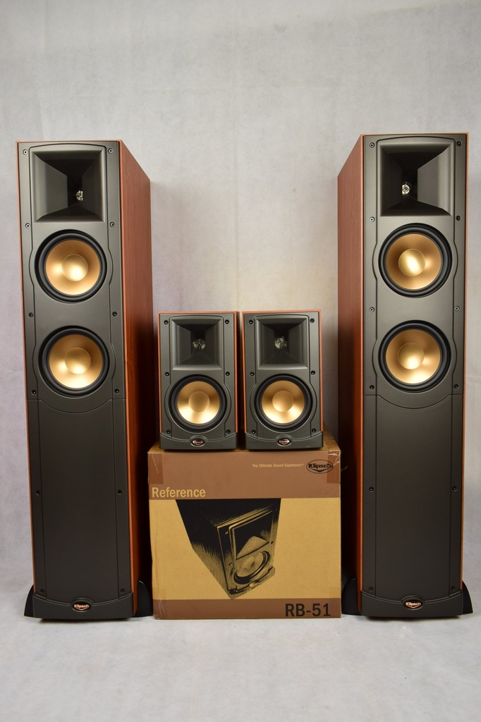 Kino domowe Klipsch RF 62 + RB 51 jak nowe. RF62
