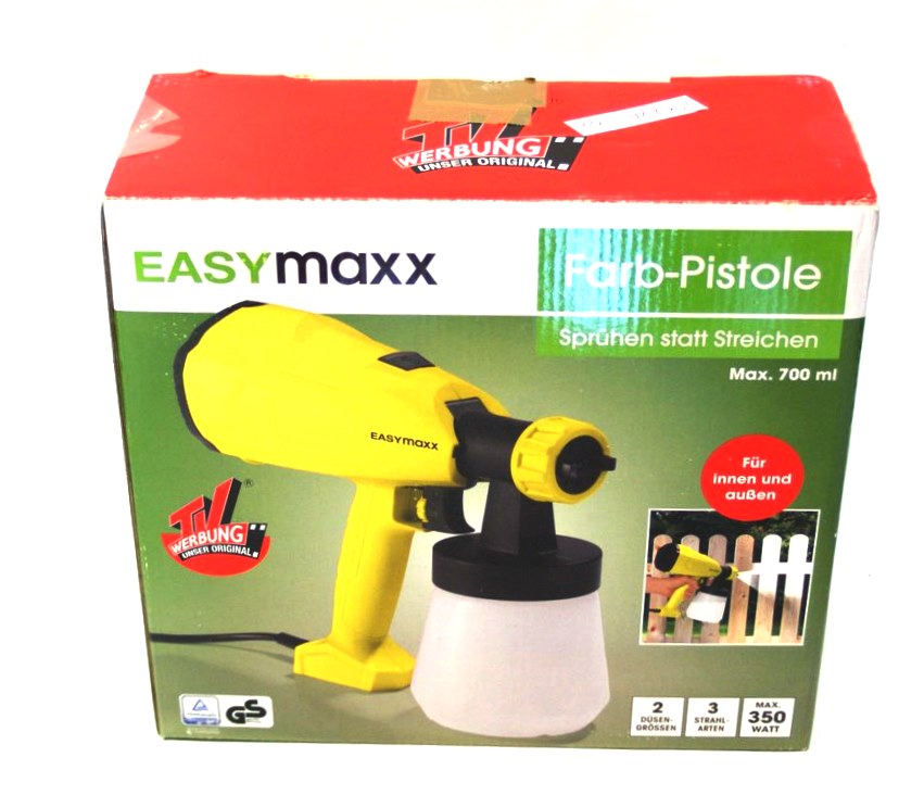 Easymaxx pistolet malarski natryskowy