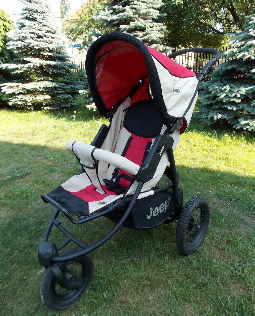 JEEP spacerówka Trzykołowa DO BIEGANIA spacerów