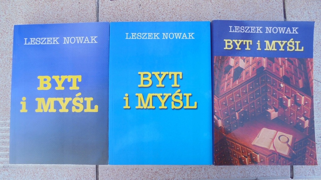 BYT I MYŚL 1-3 Leszek Nowak