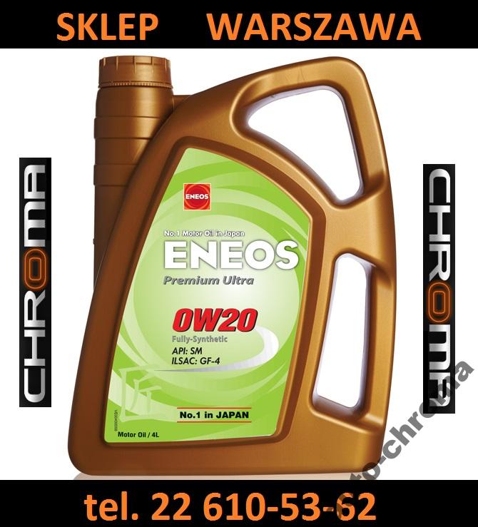 Olej ENEOS Premium Ultra 0W20 JAPAN 4L tani filtr