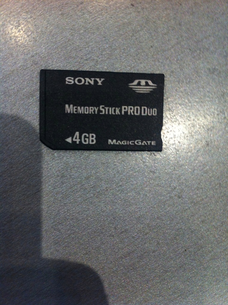 Karta Pamieci Memory Stick Pro Duo 4GB Sony