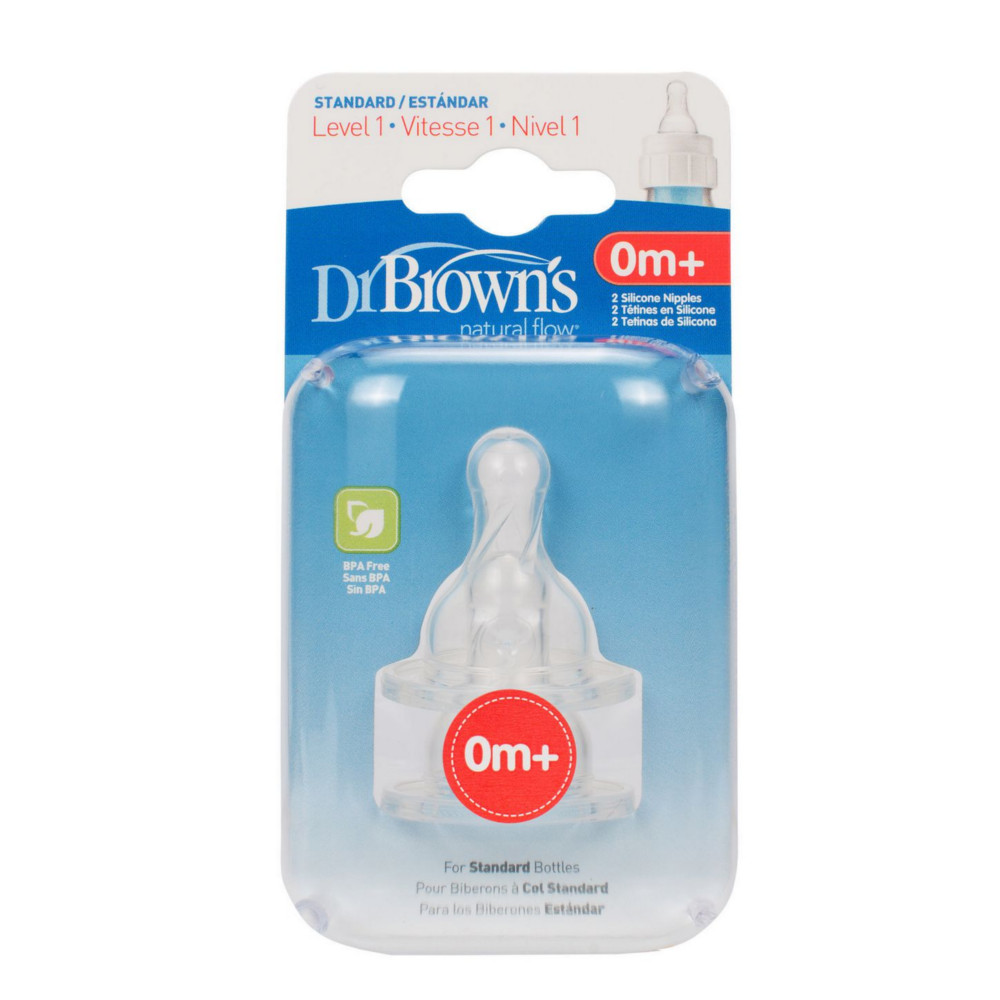 DR BROWN'S Smoczek do butelki STANDARD 2 szt P 1 - 6837970795