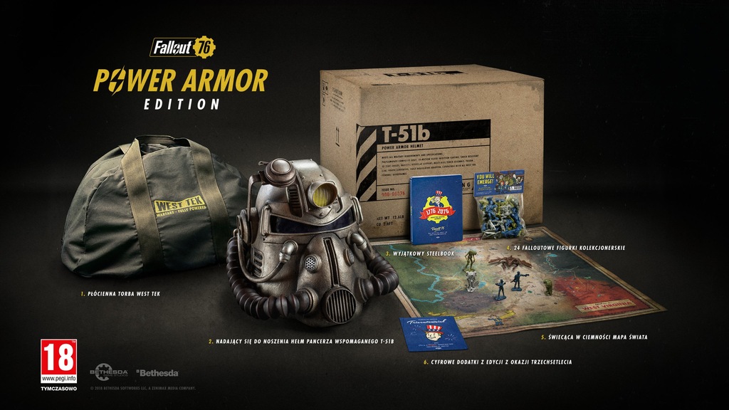 FALLOUT 76 X1 PL POWER ARMOR EDITION NOWOŚĆ
