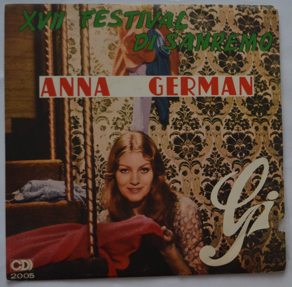 ANNA GERMAN - Gi / Prima... Tu, San Remo UNIKAT