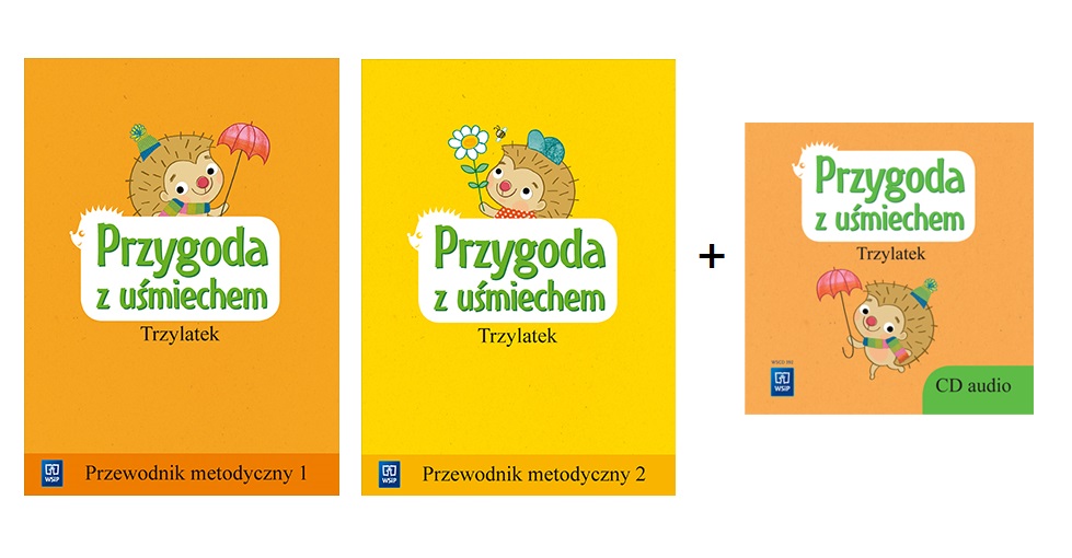 PRZYGODA Z UŚMIECHEM. TRZYLATEK. PORADNIKI + CD