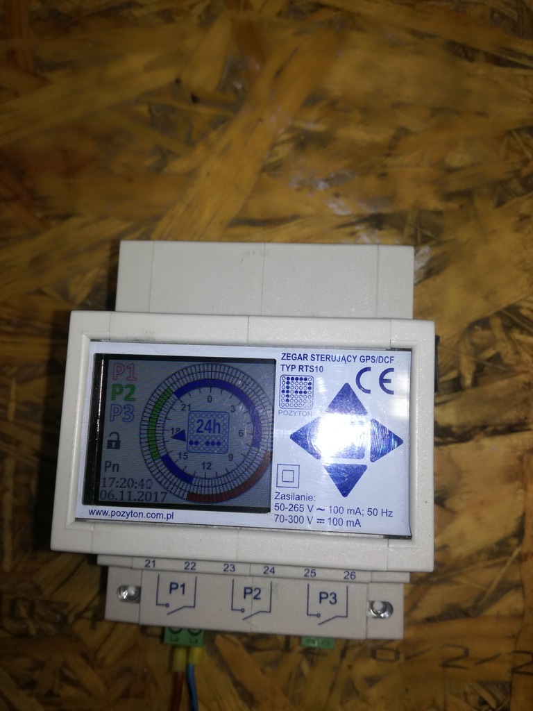 Zegar sterujący astronomicznny GPS RTS 10 Pozyton