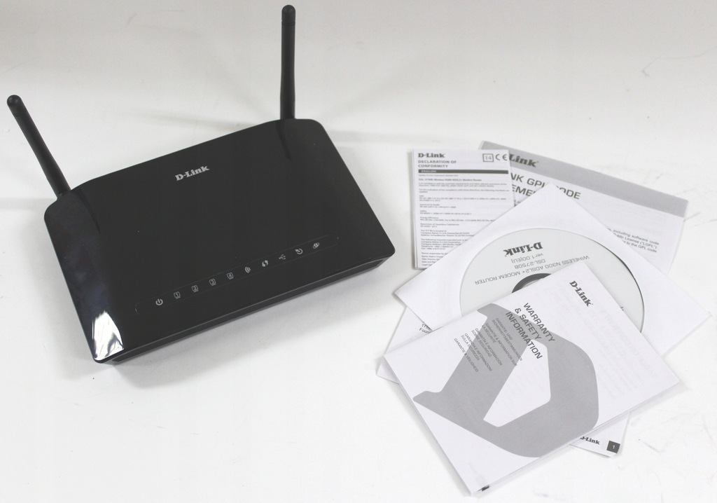 Dlink DSL2750B Router Modem Wireless N300 ADSL2+ 7510033471