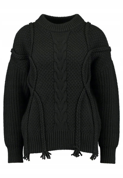 Topshop BOUTIQUE PLAITED CABLE sweter XL