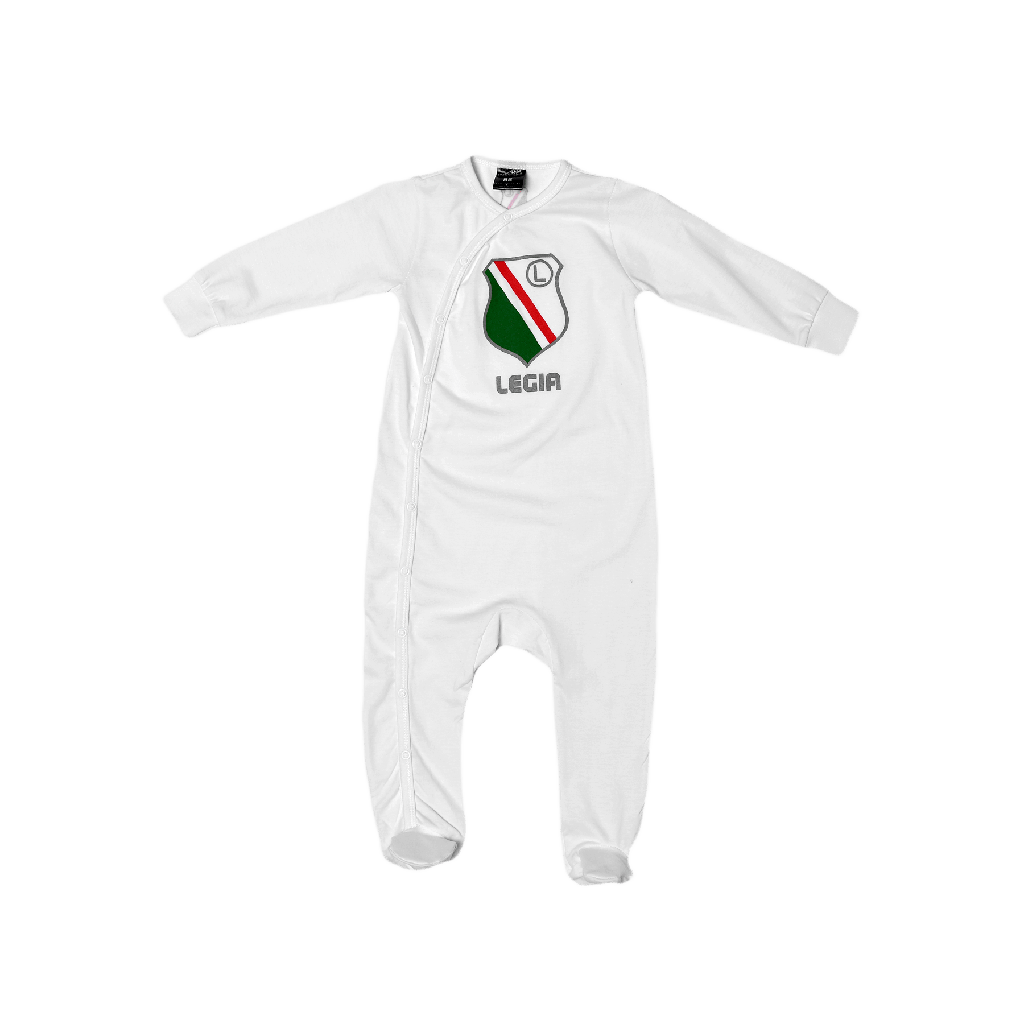 Pajacyk śpioszki herb biały Legia Warszawa