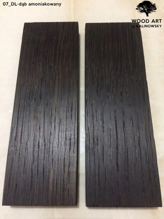Knifemaking czarny dąb 10x50x140 rękojeść.