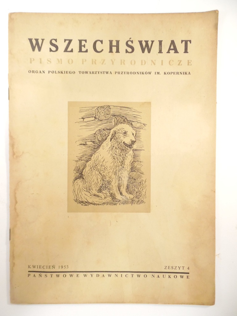 WSZECHŚWIAT PISMO PRZYRODNICZE _ zeszyt 4 _ 1953