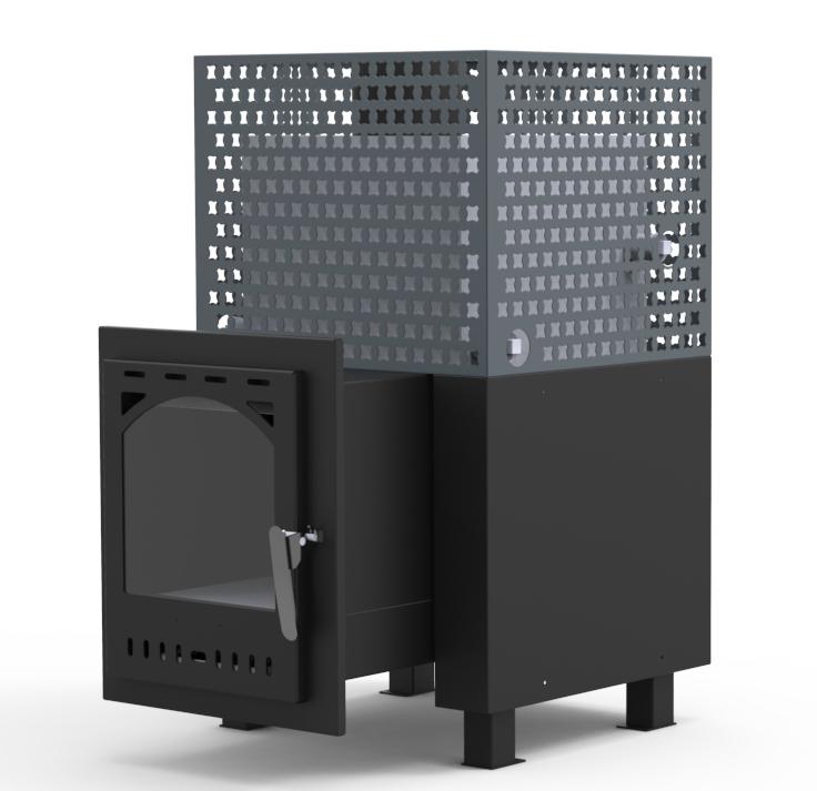 PIEC DO SAUNY OPALANY DREWNEM + CWU do 25m3 LITWA ...