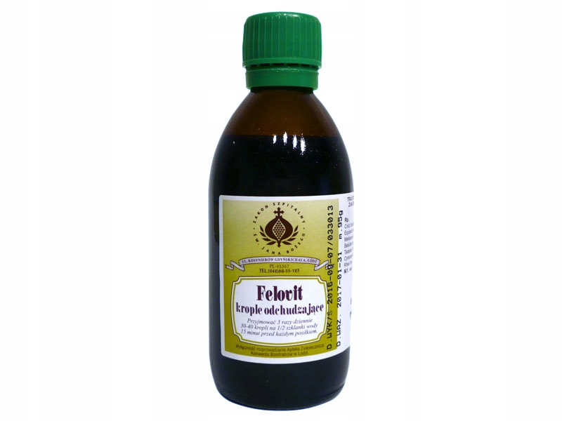 Felovit - krople na odchudzanie od Bonifratrów