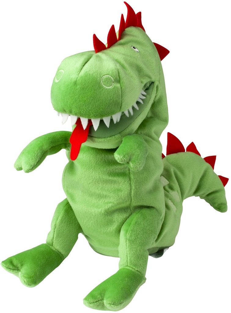 IKEA LASKIG PACYNKA MASKOTKA 2W1 SMOK DINOZAUR FV