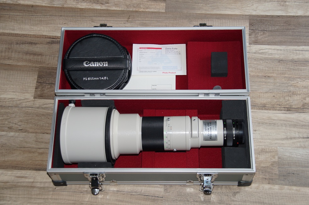 Fd Mount Canon Fd 500mm F4 5l 名機 CANON FD500mm EFマウント変換2個