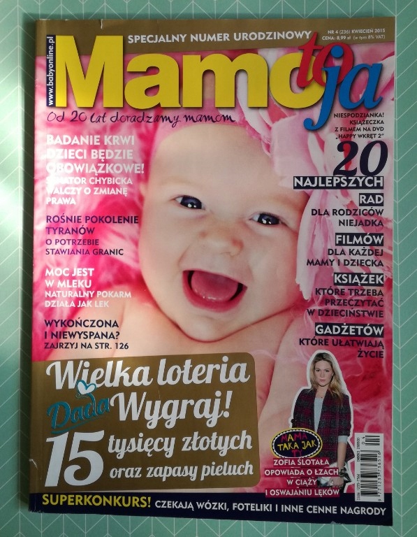 Czasopisma dla mam i przyszłych mam. Mamo to ja...