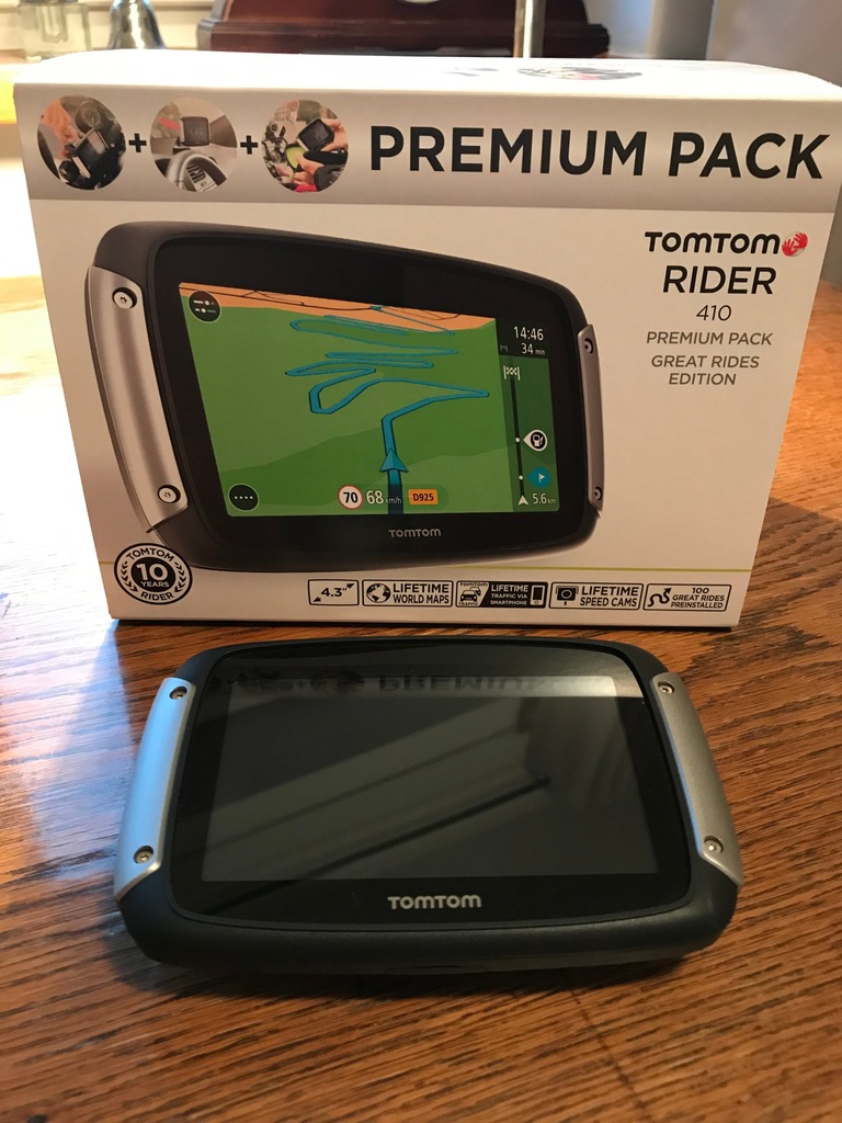 Nawigacja motocyklowa TomTom Rider 410 PremiumPack