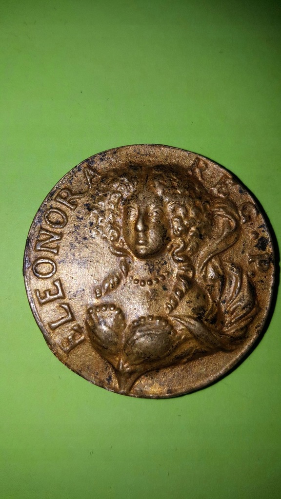 Eleonora Habsburżanka medal lata około 1780
