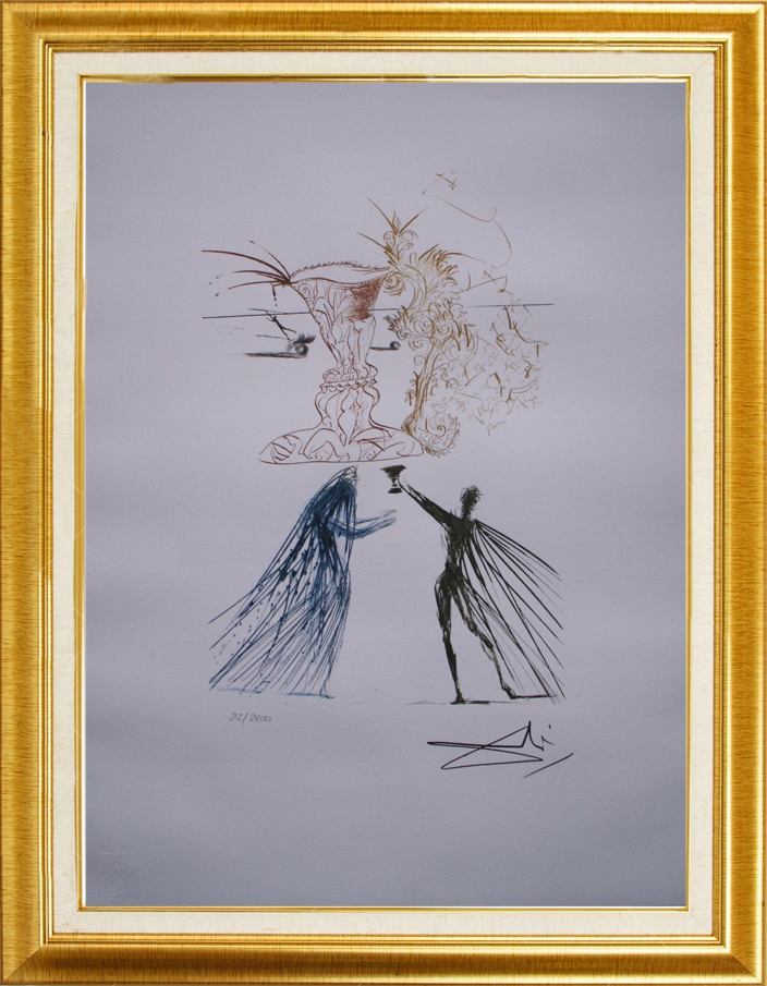 *Salvador DALI* – „Tristan i Izolda". ORYGINA
